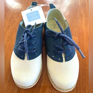 NWT JANIE AND JACK Toddler Boys Derby Oxford Dress Shoes Size 13